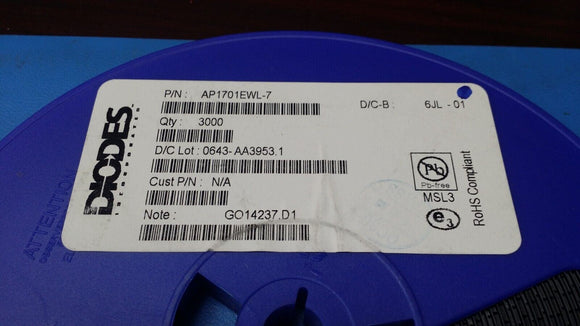 (10 PCS) AP1701EWL-7 Supervisor Push-Pull, Totem Pole 1 Channel SC-59-3 ROHS