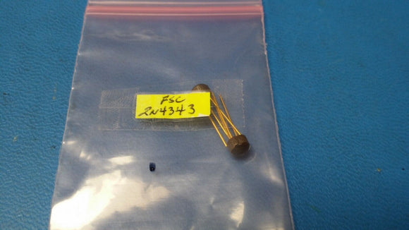 (2 PCS) 2N4343 FSC Small Signal JFET Transistor, P-Channel