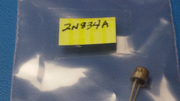 (1 PC) 2N834A STI Transistor GP BJT NPN 30V 200mA 3-Pin TO-18 Box