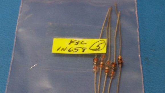 (1PC) 1N658 FSC Rectifier Diode 1 Phase 1 Element 0.5A 120V V(RRM) Silicon DO-35