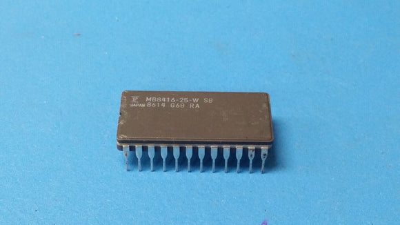(1 PC) MB8416-25W FUJITSU Standard SRAM, 2KX8, 250ns, CMOS, CDIP24