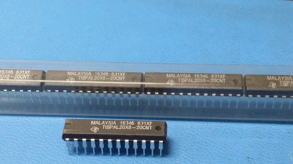 (1 PC) TIBPAL20X8-20CNT TI OT PLD, 20ns, PAL-Type, TTL, PDIP24