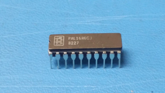(10 PCS) PAL16R6CJ MMI OT PLD, PAL-Type, TTL, CDIP20