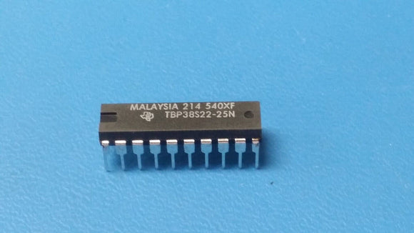 (1PC) TBP38S22-25N TI OTP ROM, 256X8, 25ns, TTL, PDIP20