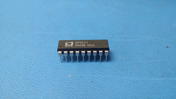 (1 PC) SP5511/DP PLESSEY PLL/Frequency Synthesis Circuit, BIPolar, PDIP18