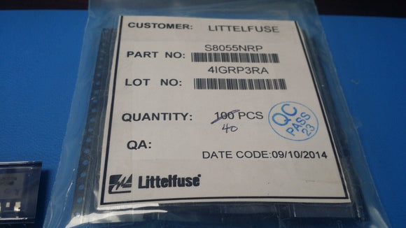 (1 PC) S8055N S8055NRP LITTELFUSE SCR 800V 55A TO263 ROHS