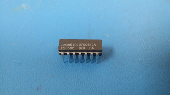 (1PC) JM38510/07005BCA SIG Military 3-ch 3-input 4.5V to 5.5V bipolar NAND gates
