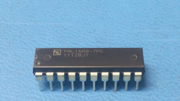 (1 PC) PAL16R8-7PC AMD OT PLD, 7.5ns, PAL-Type, TTL, PDIP20