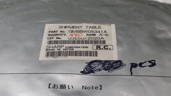 (25 PCS) GM5BW05341A SHARP LED Uni-Color White SMD ROHS