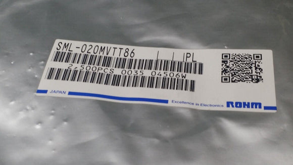 (10 PCS) SML-020MVTT86 ROHM LED GREEN/RED CLEAR 1210 SMD