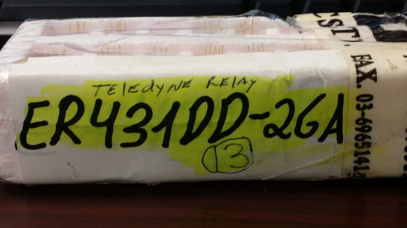 (1) ER431DD-26A Teledyne Electromechanical Relay SPDT, Latched, 45VDC, 1A, 28VDC