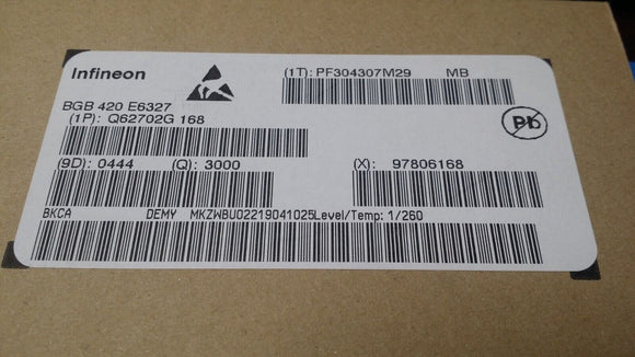 (10 PCS) BGB420E6327 INFINEON IC AMP 802.15 100MHZ-3GHZ SOT343 ROHS