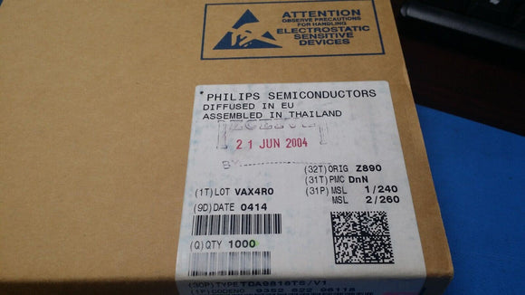 (1000 PCS) TDA9818TS Audio/Video Demodulator, AM/FM, Bipolar, SSOP24