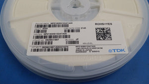(25 PCS) MPZ1608S102ATA00 TDK FERRITE BEAD 1 KOHM 0603 1LN ROHS
