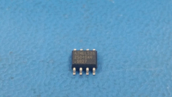 (10 PCS) AT25040AN-10SC-2.7 ATMEL EEPROM, 512X8, Serial, CMOS, SOIC-8