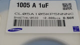 (25) CL05A105KP5NNNC SAMSUNG 1µF 10% 10V MLCC Ceramic Capacitor X5R 0402 (1005)