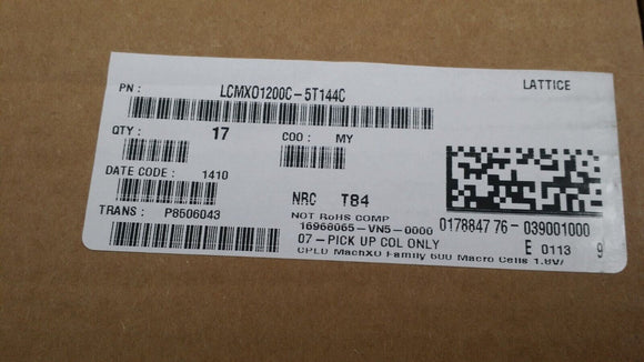 (1 PC) LCMXO1200C-5T144C LATTICE IC FPGA 113 I/O 144TQFP