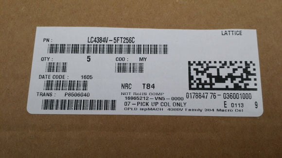 (1PC) LC4384V-5FT256C Lattice IC CPLD 384MC 5NS 256FTBGA