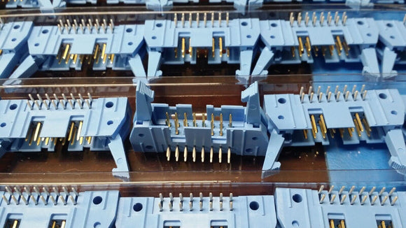 (1 PC) 2-5499141-3 TYCO ELECTRONICS CONN HEADER R/A 16POS 2.54MM ROHS