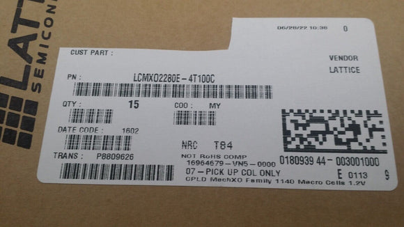 (1 PC) LCMXO2280E-4T100C LATTICE IC FPGA 73 I/O 100TQFP