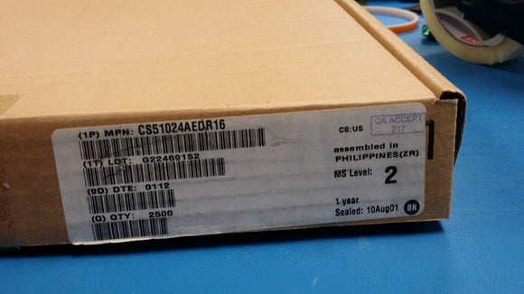 (2,500) CS51024AEDR16 1A SWITCHING CONTROLLER 1000kHz SWITCHING FREQ-MAX SOIC16