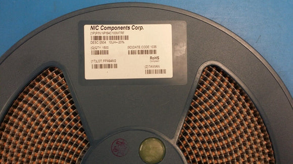 (10 PCS) NPI54C100MTRF General Purpose Inductor 10uH 20% 1 Element SMD 2320 ROHS