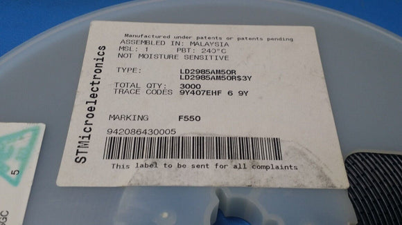 (100 PCS) LD2985AM50R STMICRO IC REG LINEAR 5V 150MA SOT23-5