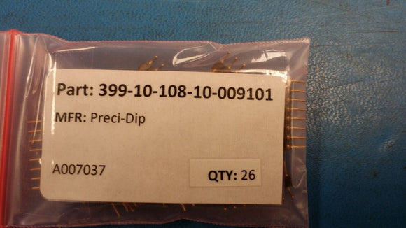 (13pcs) 399-10-108-10-009101 CONN HEADER R/A 8POS 2.54MM