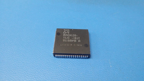 (2 PCS) MACH120-15JC EE PLD, 15ns, 48-Cell, CMOS, PLCC68 REFURBISHED