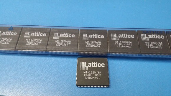 (1 PC) M4-128N/64-15JC LATTICE EE PLD, 15ns, 128-Cell, CMOS, PLCC84
