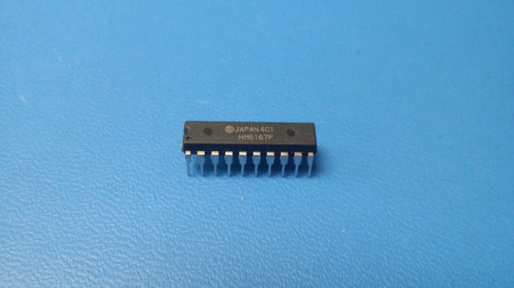 (1 PC) HM6167P HIT Standard SRAM, 16KX1, 70ns, CMOS, PDIP20