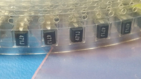 (10 PCS) NL453232T-471J FIXED IND 470UH 62MA 26 OHM SMD