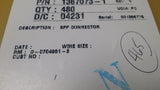 (5 PCS) 1367073-1 TYCO CONN SFP RCPT 20POS SLD R/A SMD
