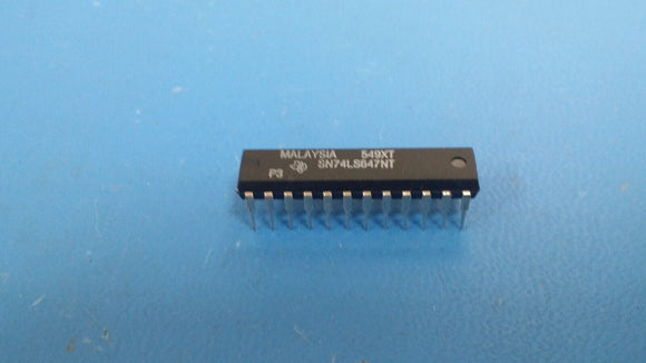 (1)  SN74LS647NT Registered Bus Transceiver 1-Func 8-Bit True Output TTL PDIP24