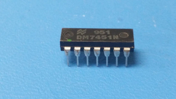 (1 PC) NSC DM7451N DC:7951 DIP IC FOR APPLE 1