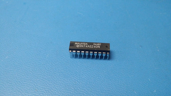 (10 PCS) SN74AS240N Bus Driver 2-Func 4-Bit Inverted Output TTL PDIP20