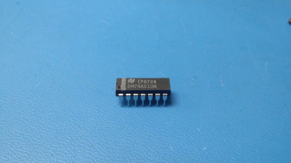 (10 PCS) DM74AS10N NSC IC GATE NAND 3CH 3-INP 14DIP