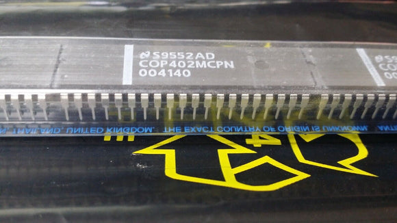 (1 PC) COP402MCPN NSC Microcontroller, 4-Bit, COP400 CPU, NMOS, PDIP40