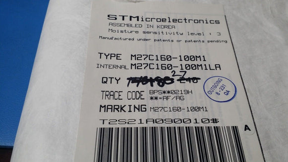 (1 PC) M27C160-100M1 STMICRO OTP ROM, 1MX16, 100ns, CMOS, PDSO44