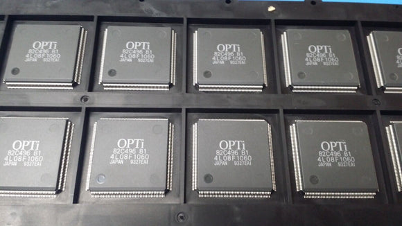 (1 PC) 82C496 OPTI Micro Peripheral IC, CMOS, PQFP184
