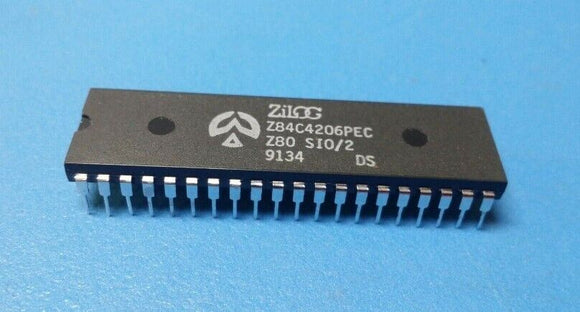 (1PC) Z84C4206PEC ZILOG Z80 SIO/2, 2 CHANNEL, SERIAL COMM CONTROLLER, PDIP40