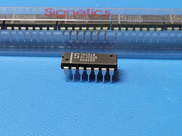 (10 PCS) 74S51N AND-OR-Invert Gate 2-Element 2 Wide 2-IN Bipolar 14-Pin PDI