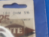 (1PC) 25W118 NTE RES 180 OHM 5% 25W AXIAL