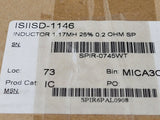 (5 PCS) ISD-1146 INDUCTOR 1.17mH 25% 0.2 OHM SP THROUGH HOLE