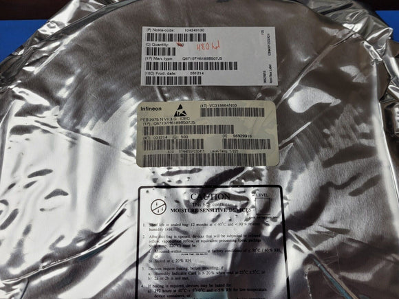 (1 PC) PEB2075NV1.3G INFINEON ISDN D-CHANNEL EXCH. CONTROLLER PLCC44
