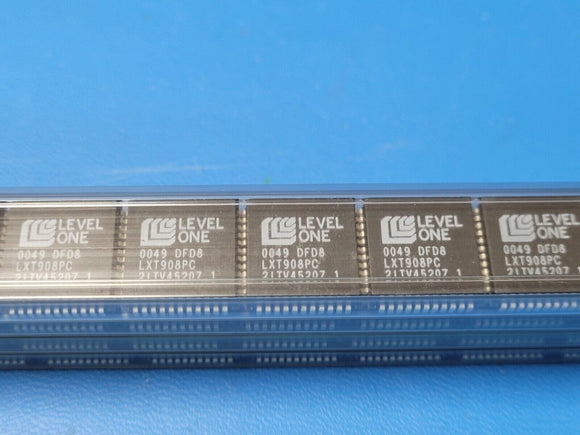 (1 PC) LXT908PC LEVEL ONE, Ethernet Transceiver 1-Trnsvr CMOS PLCC44