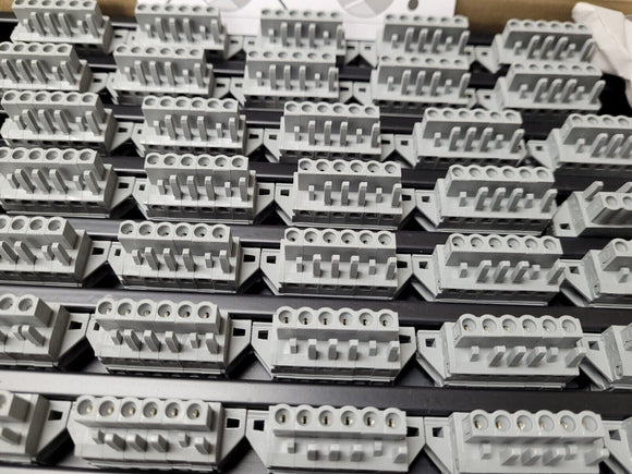 (1PC) 231-106/031-000 1-Conductor Female Plug, clamping collar, 6-pole