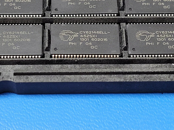 (1) CY62146ELL-45ZSXI SRAM Async Single 5V 4M-bit 256K x 16 45ns 44-Pin TSOP-II