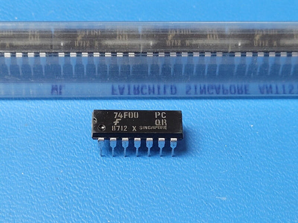 (10 PCS) 74F00PC FSC NAND Gate IC 4 Channel 14-DIP