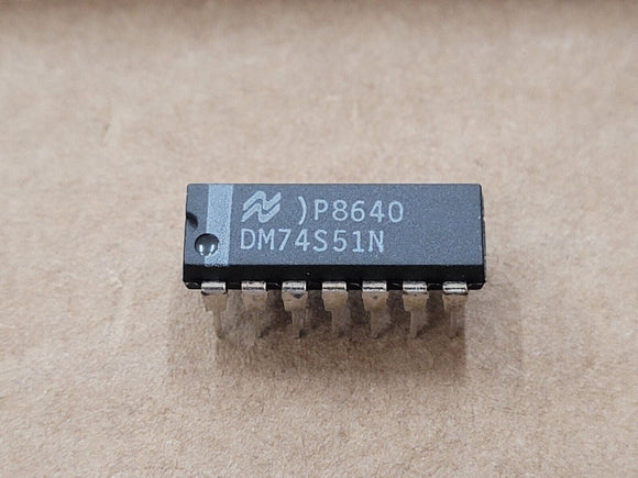 (10 PCS) DM74S51N NSC AND-OR-INVERT GATE PDIP-14